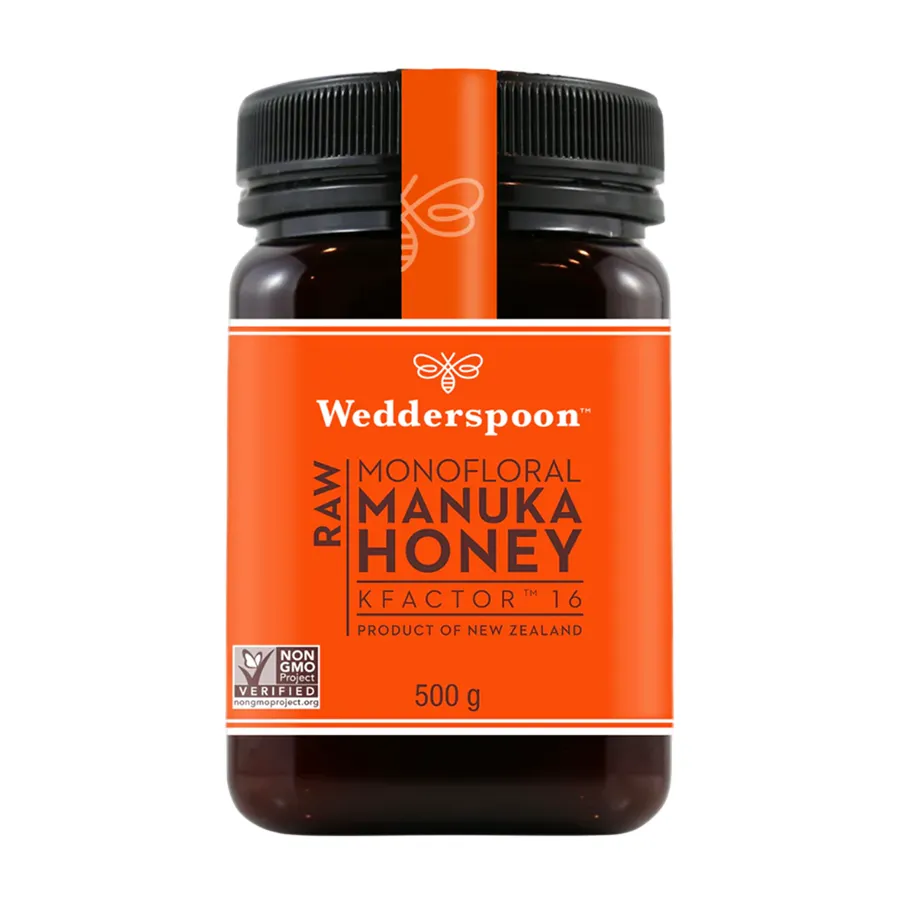 Wedderspoon Raw Manuka Honey KFactor 16+ 500g