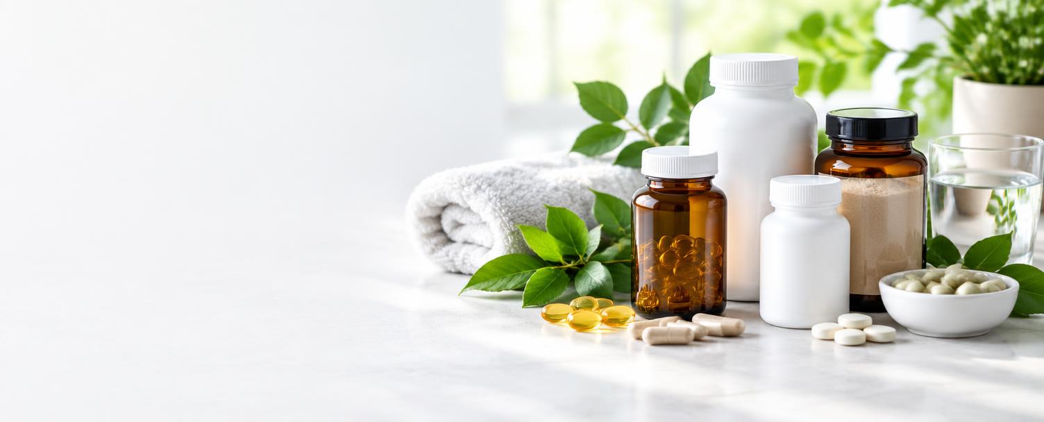 A selection of everyday wellness essentials